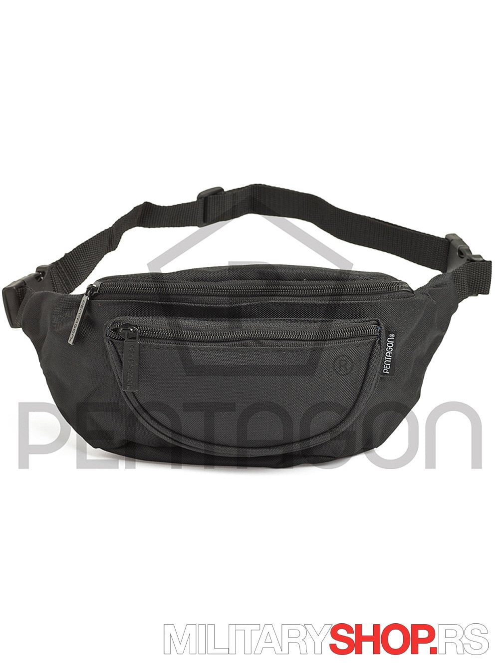 Torbica Hip pouch S Crna