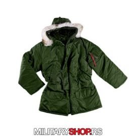 Pentagon Parka Jakna N3B Alaska - zelena