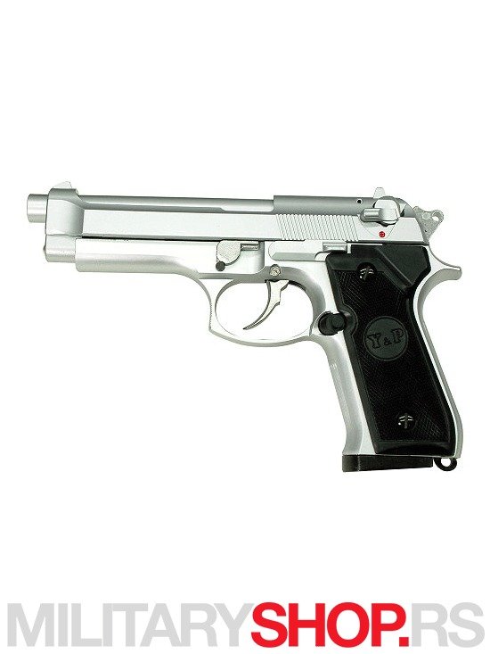 REPLIKA PISTOLJA AIR SOFT SILVER HEAVY WEIGHT GAH-9902S