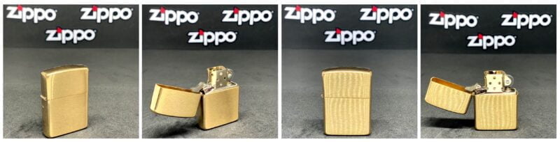 Zippo upaljač Brushed Brass
