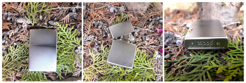 Zippo upaljač Satin sivi