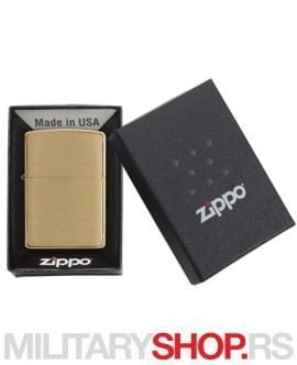 Zippo upaljač Brushed Brass