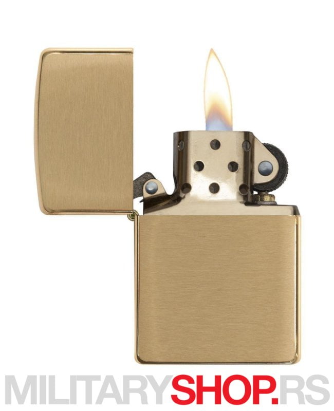Zippo upaljač Brushed Brass
