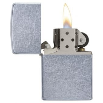 Zippo Upaljač Street Chrome Metal Sivi