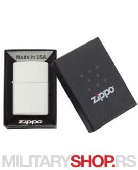 Zippo upaljač Beli matte