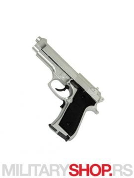 Elektricna replika pistolja Beretta 92 Elektrik srebrni - Slika 4