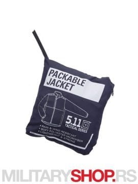 5 11 PACKABLE JAKNA CRNE BOJE - Slika 3