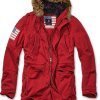 PARKA ZIMSKA JAKNA EKSPLORER VINTAGE CRVENE BOJE