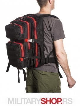BRANDIT Ranac US Cooper 50L crni sa crvenim rajfeslusom