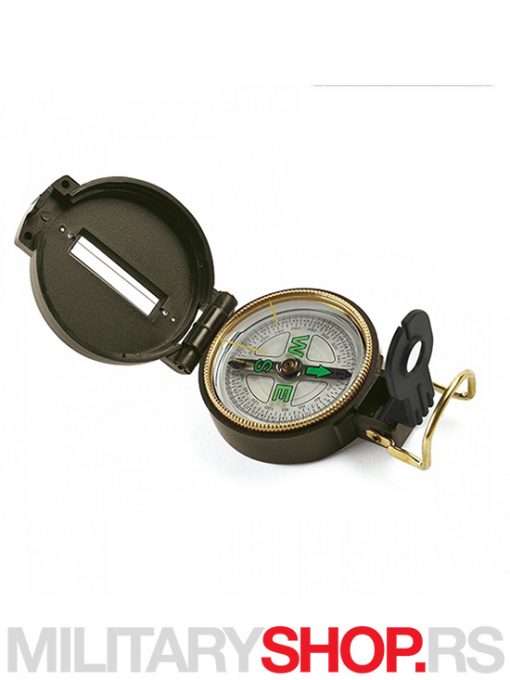 Metalni vojni kompas Lensatic zelene boje