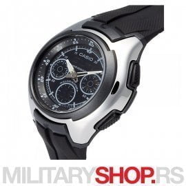 Alternative view of Casio crni muški sat standard AQ 163W 1B1VDF
