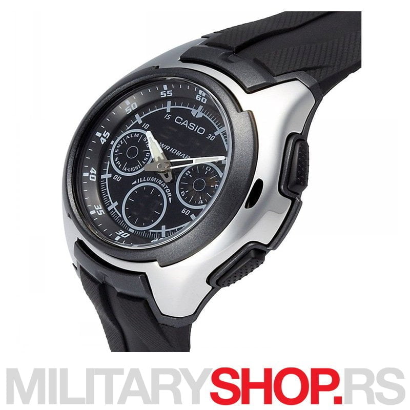 Casio crni muški sat standard AQ 163W 1B1VDF - Slika 2