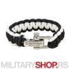 PENTAGON SURVIVAL BRACELET PRO BLACK AND WHITE