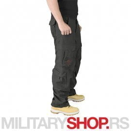 Surplus crne pantalone Airborne Vintage 100% pamuk