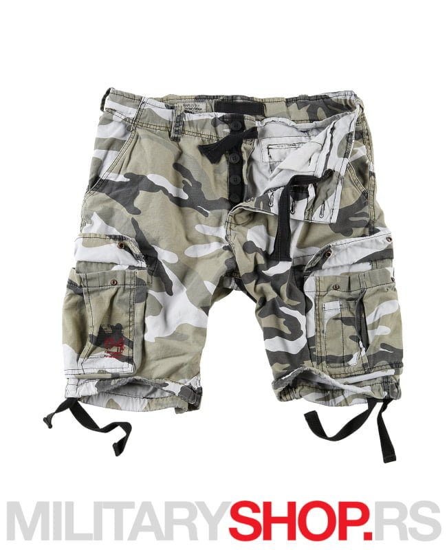 Surplus bermude Raw Vintage 100% pamuk urban