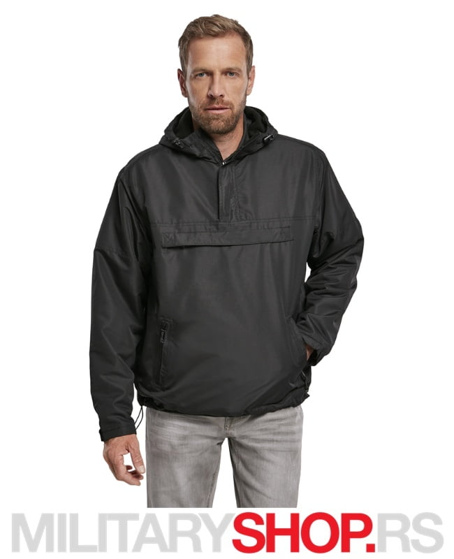 Brandit Windstoper-Windbreaker Jakna Crne Boje - Slika 2