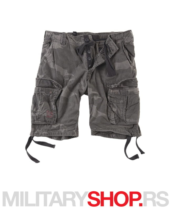 Surplus bermude Raw Vintage 100% pamuk darkcamo