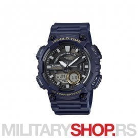Casio sportski ručni plavi analogno digitalni sat AEQ 110W 2AVEF