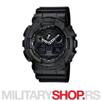 G SHOCK Casio GA-100-1A1ER mat crni sportski sat