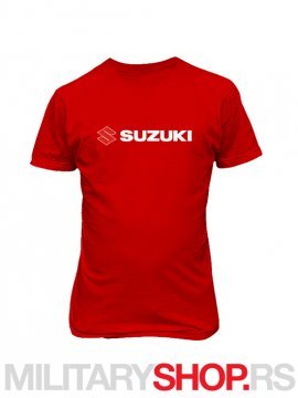 Crvena majica Suzuki logo