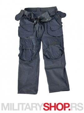 Rip Stop crne moto pantalone