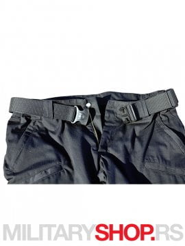 Rip Stop crne moto pantalone