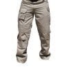 Moto pantalone sa ojačanjima bež boja