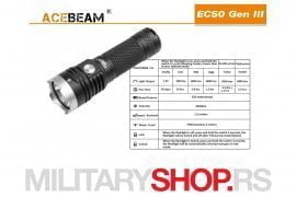 Lampa Acebeam EC50 generacija III