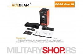 Lampa Acebeam EC50 generacija III