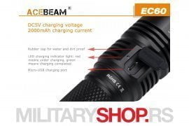 AceBeam lampa EC60 micro USB