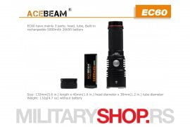 AceBeam lampa EC60 micro USB