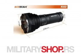 Acebeam K60 Lampa domet 704 metra