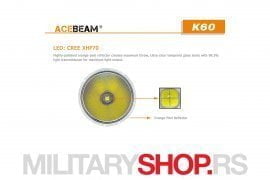 Acebeam K60 Lampa domet 704 metra