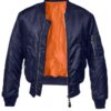 Teget MA1 Fajerka Pilot Jakna Brandit Dark Navy