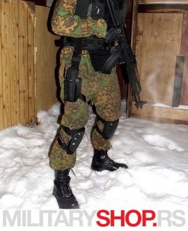 Duboka kožna ruska zimska čizma BLACK WOLF