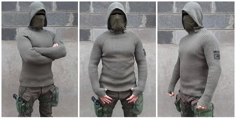 Stalker Maslinasto Zeleni Džemper Sa Kapuljačom