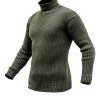 Army džemper sa kragnom maslinasto zelena boja
