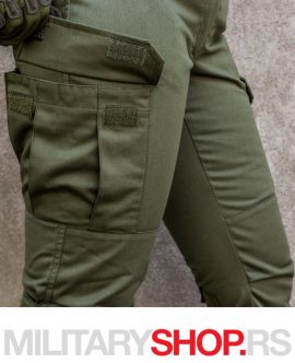 Maslinasto zelene vojničke pantalone Pantera
