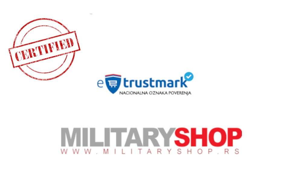 MILITARY SHOP - Sertifikat ETRUSTMARK za E-Komerc
