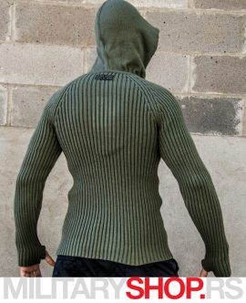 Stalker maslinasto zeleni džemper sa kapuljačom