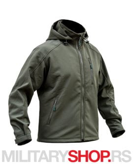 Zelena SoftShell jakna Division Armoline