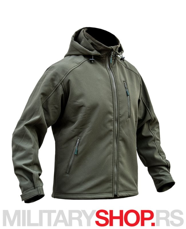 Zelena SoftShell jakna Division Armoline