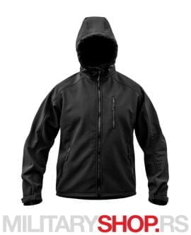 Jakna SoftShell Division crna ARMOLINE