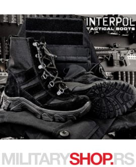 Ženska taktička crna čizma INTERPOL
