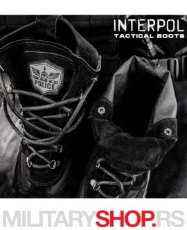 Ženska taktička crna čizma INTERPOL
