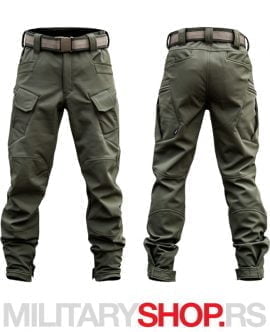 Pantalone maslinasto zelene Division Softshell