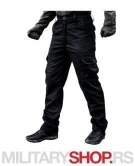 Crne pantalone sa postavom Raptor