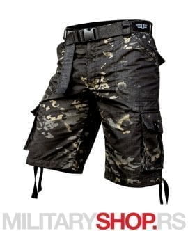 Maskirne bermude Legion Black Multicam