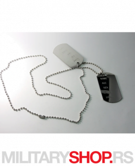 Identifikacione vojničke pločice Dog Tag