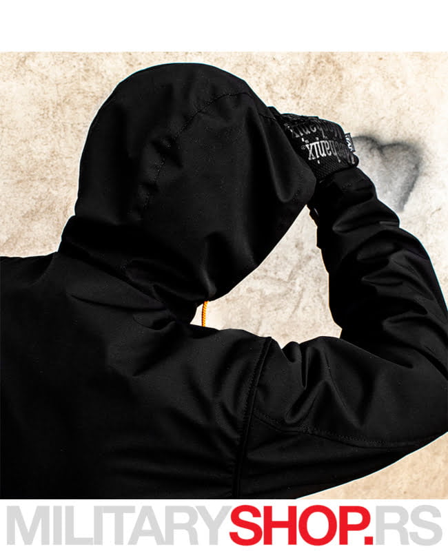 Windstopper crna jakna Travel defence Armoline